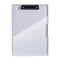 Light Gray A4 Plastic Document Storage Clipboard - Portable and Durable