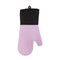 Purple Spiral Pattern Silicone Oven Mitts - Heat Resistant and Non-Slip Design (1 Pair/2 PCS)