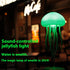 Hanging Style Jellyfish Shaped Night Light - 1000mAh Rechargeable LED Lamp