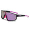 UV400 Sports Sunglasses with Polarized TAC Lens - Black/Purple