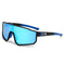 UV400 Sports Sunglasses with Polarized TAC Lens - Black/Blue