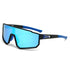 UV400 Sports Sunglasses with Polarized TAC Lens - Black/Blue