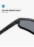 UV400 Sports Sunglasses with Polarized TAC Lens - Black/Black