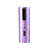 Cordless Automatic Hair Curler with Adjustable Temperature - Purple