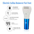 Rechargeable Electric Callus Remover with Adjustable Speeds and LED Display Dark Blue