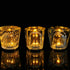 Crystal LED Table Lamp with Starburst Effect, Rechargeable and Portable Design,Type C 90mm H *88mm W