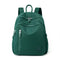 Dark Green Mini Nylon Multi-Compartment Backpack - Lightweight and Stylish Everyday Bag