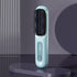 Blue Wireless Hair Straightening Brush - Compact and Rechargeable Styling Tool