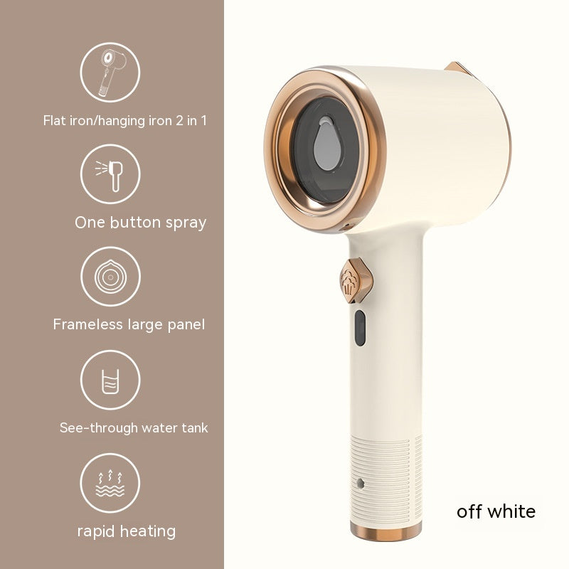 Off White Handheld Garment Steamer GT-01 - Compact Design with 33W Power