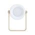 White Transformable Lantern Desk Lamp with USB Rechargeable Battery - Touch Control, 3 Brightness Levels, 0.3W