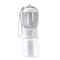 White 3-in-1 Portable Pet Water Bottle with Food Storage and Waste Bag Dispenser - 300mL Capacity