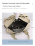 0485# Gray Multifunctional Nylon Shoulder Bag - Lightweight and Spacious Handbag for Women, 20x15x11cm