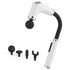 Long-Handle Percussion Massage Gun - Adjustable Speed Muscle Relaxation Device Four Massage Heads