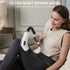 Long-Handle Percussion Massage Gun - Adjustable Speed Muscle Relaxation Device Four Massage Heads
