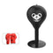Adjustable Desktop Punching Speed Ball - Durable PU Leather, Stable Base Bear pattern and Kids Boxing Gloves