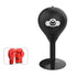 Adjustable Desktop Punching Speed Ball - Durable PU Leather, Stable Base Monkey pattern and  Kids Boxing Gloves