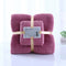 2 PCS Purple Coral Fleece Towel and Bath Towel Set - Ultra Soft, Absorbent, and Lint-Free for Home and Spa