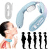 Gradient Blue 12-Level Intelligent Neck Massager with Heating Function - Pain Relief and Relaxation