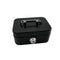 2PCS/Black Mini Lockable Cash Box with Handle - Secure Money Storage Box