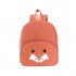 Cute Fox Backpack - Soft Corduroy Material with Adjustable Straps