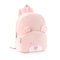 Cute Pink Bear Backpack - Soft Corduroy Material with Adjustable Straps