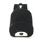 Cute Black Bear Backpack - Soft Corduroy Material with Adjustable Straps