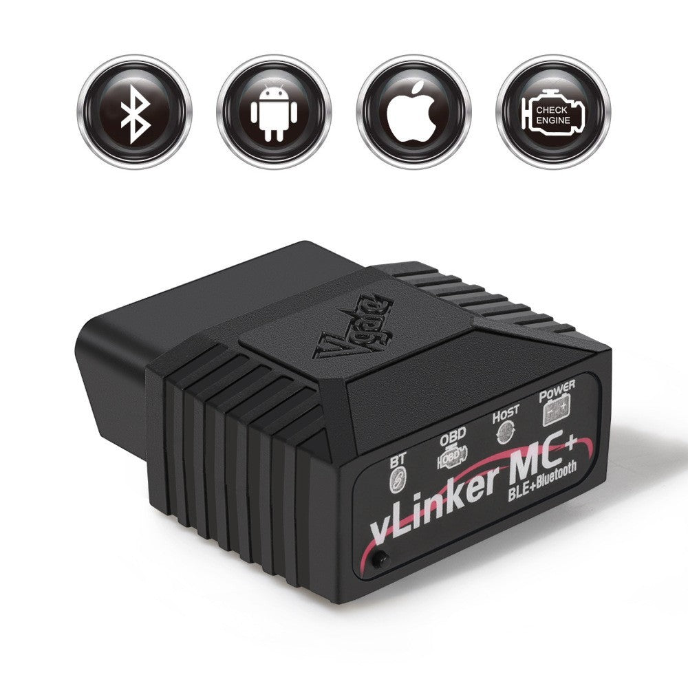 Bluetooth 3.0 version Vgate vLinker MC+ Bluetooth OBD2 Diagnostic Scanner - Supports Multiple Car Models & Advanced Protocols, Compatible with Android and iOS