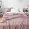 Cotton Waffle Blanket - Air Conditioning Blanket/Throw/Summer Quilt, 150*200cm,Bean Paste Color