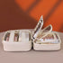 Brown Premium 5-in-1 Multifunctional PU Cosmetic Bag - Spacious Travel Organizer for Makeup, Toiletries, and Cosmetics