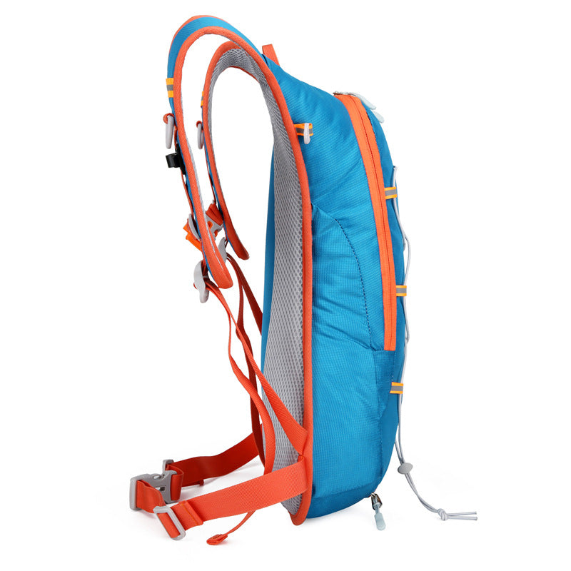 Blue Outdoor Sports Backpack for Running, Hiking, and Cycling - Lightweight and Waterproof（The product does not include a kettle）