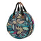 Leaves Multi-Pocket Embroidery Storage Bag - Oxford Cloth Handbag Organizer for Cross-Stitch and Thread Storage