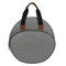 Grey Multi-Pocket Embroidery Storage Bag - Oxford Cloth Handbag Organizer for Cross-Stitch and Thread Storage