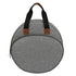 Grey Multi-Pocket Embroidery Storage Bag - Oxford Cloth Handbag Organizer for Cross-Stitch and Thread Storage