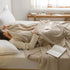 Cotton Waffle Blanket - Air Conditioning Blanket/Throw/Summer Quilt, 200*230cm,Light Green