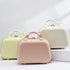 Black Handheld Makeup Organizer - Compact and Portable Cosmetic Storage Case with Multiple Color Options
