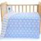 Blue Bunny, 6-Layer Muslin Baby Blanket - Soft Cotton Bedding for Infants and Toddlers, 110x110 cm,