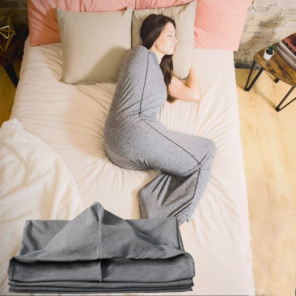 Adult Mdel 170*40cm Full-Body Stretchable Sleep Sack - Lightweight Travel and Home Sleeping Bag