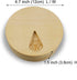 Natural Wooden Pill Organizer - Weekly Rotating Medication Box