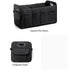 Rose Red Foldable Car Trunk Organizer - Multi-Compartment Storage Box with Handles