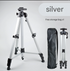 Silver Portable Folding Artist Tripod Easel - Adjustable Stand for Sketching & Painting (Collapses to 54cm)