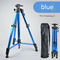 Blue Portable Folding Artist Tripod Easel - Adjustable Stand for Sketching & Painting (Collapses to 54cm)