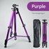 Purple Portable Folding Artist Tripod Easel - Adjustable Stand for Sketching & Painting (Collapses to 54cm)