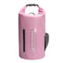 Pink 10L Multifunctional Waterproof Dry Bag Backpack - Roll-Top Outdoor Bag for Water Sports and Travel