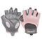 M Pink Breathable Gym Training Gloves with Non-Slip Palm Grip