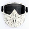Teardrop Frame Gray Sheet Full-Face Snow Goggles with Mirror Lens - Ultimate Protection and Comfort