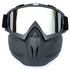 Serpentine Frame Mercury Tablet Full-Face Snow Goggles with Mirror Lens - Ultimate Protection and Comfort