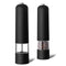 Black Elegant Electric Salt and Pepper Grinder - Modern and Compact for Effortless Seasoning