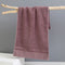 Red Brown Luxury 100% Cotton Face Towel Set - 3-Piece Thick & Absorbent Towels