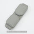 2 Pcs Grey Magnetic Leather Car Sunglasses Clip - Dual-Use Multifunctional Card Holder, Premium Cowhide