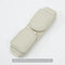 2 Pcs Off White Magnetic Leather Car Sunglasses Clip - Dual-Use Multifunctional Card Holder, Premium Cowhide